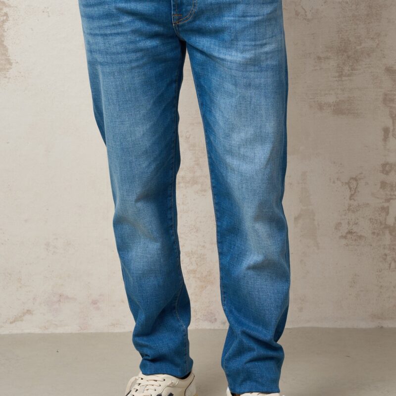 Parrion 1333 Men's Sporty Slim-Fit Jeans - Comfortable & Stylish Denim