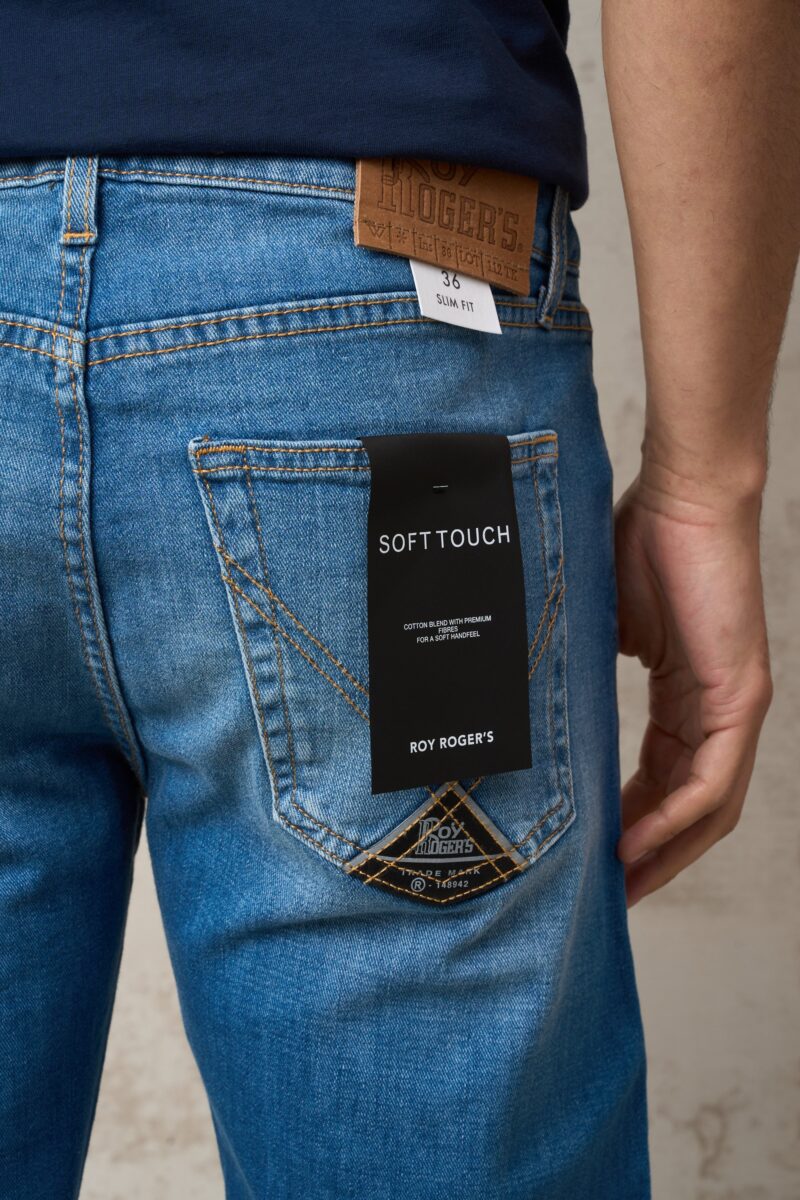 Parrion 1333 Men's Sporty Slim-Fit Jeans - Comfortable & Stylish Denim - Image 7