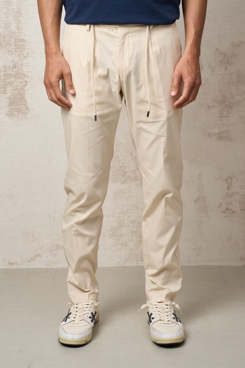 Parrion 1390 Men's Off-White Trousers - Stylish & Comfortable Casual Pants - Image 2