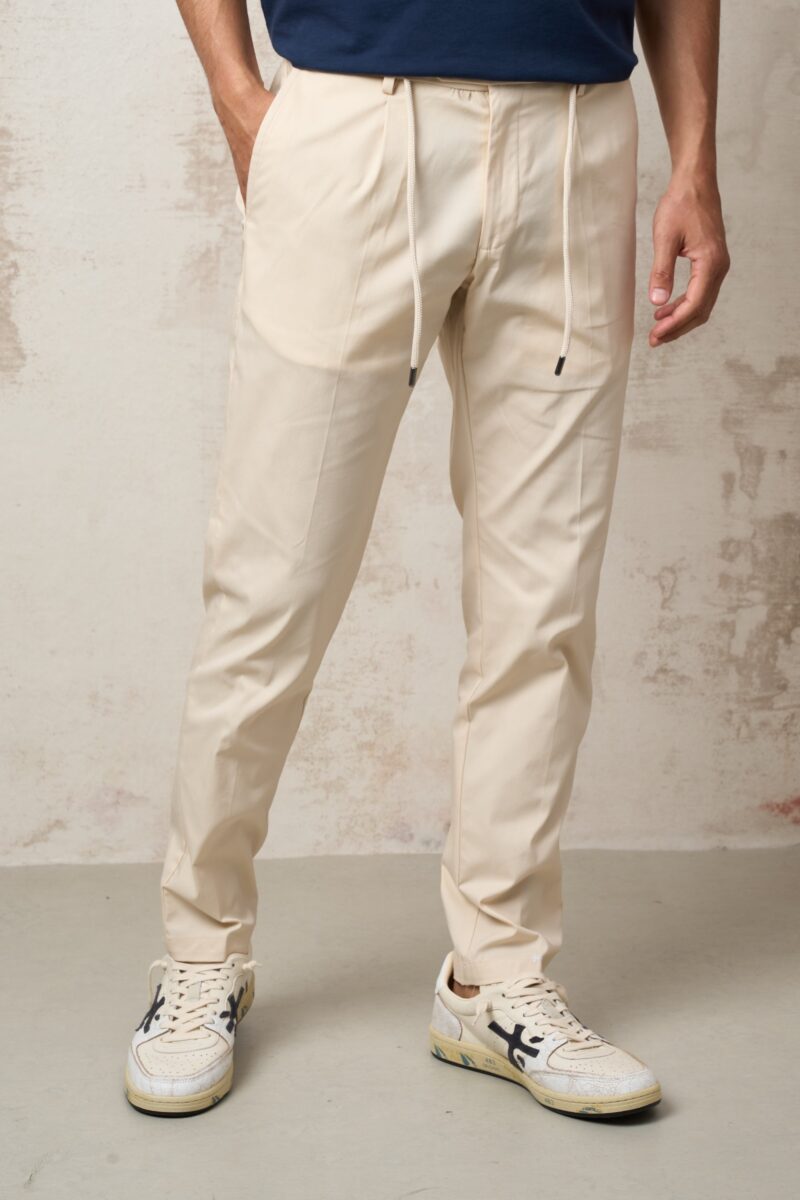 Parrion 1390 Men's Off-White Trousers - Stylish & Comfortable Casual Pants - Image 4