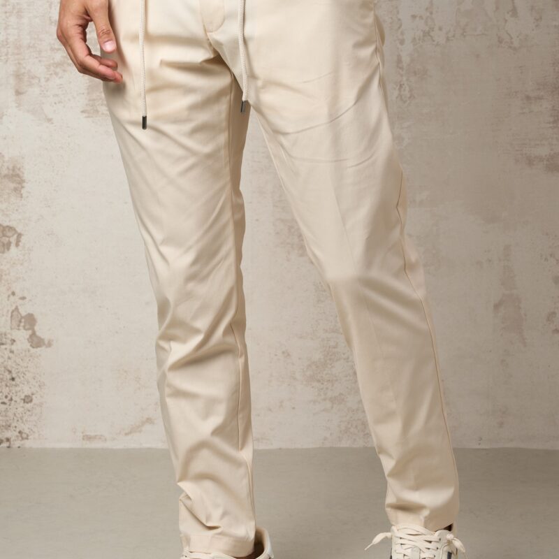 Parrion 1390 Men's Off-White Trousers - Stylish & Comfortable Casual Pants