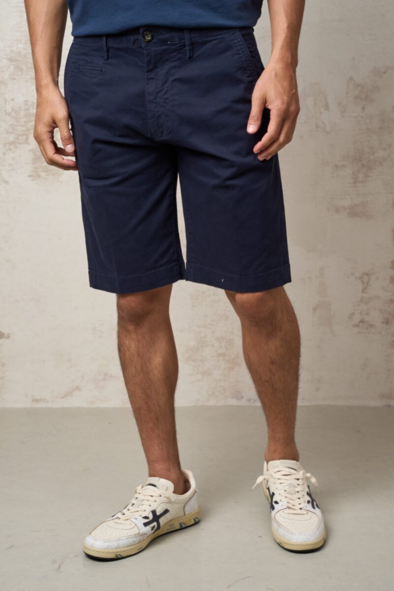 Parrion 1702 Women's Naomi Blue Bermuda Shorts - Stylish & Comfortable Summer Shorts
