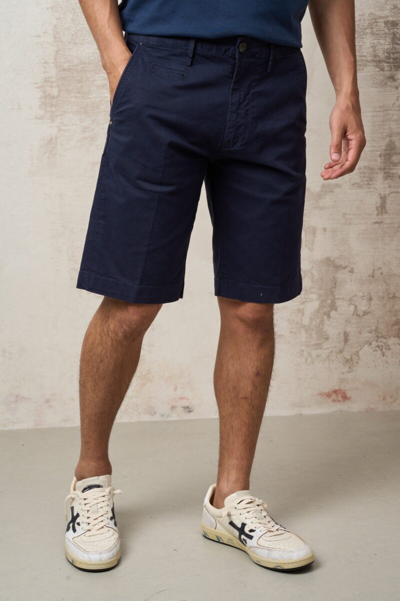 Parrion 1702 Women's Naomi Blue Bermuda Shorts - Stylish & Comfortable Summer Shorts - Image 4