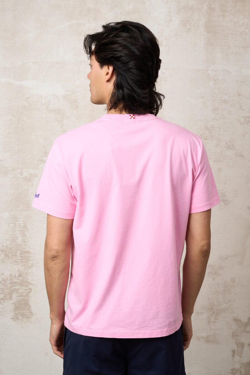 Parrion Spritz Social Club T-Shirt - Fun Pink Graphic Tee for Men & Women - Image 5