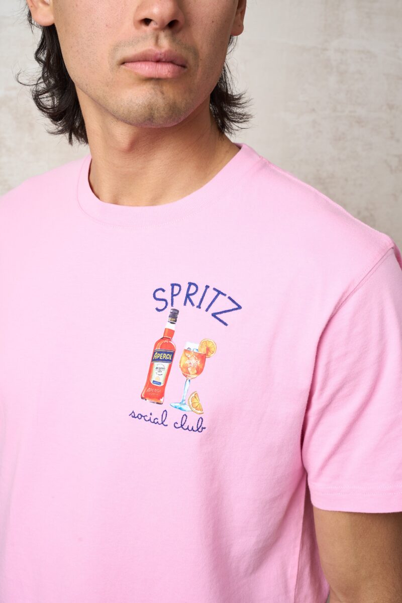 Parrion Spritz Social Club T-Shirt - Fun Pink Graphic Tee for Men & Women - Image 7