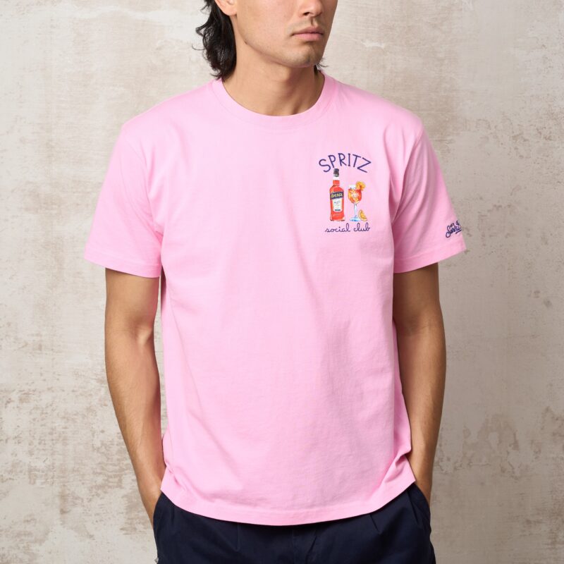 Parrion Spritz Social Club T-Shirt - Fun Pink Graphic Tee for Men & Women - Image 8