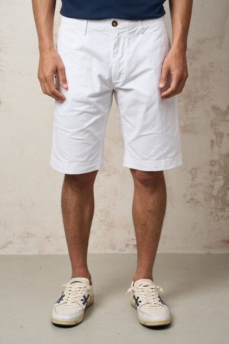 Parrion 1705 Women's Naomi White Bermuda Shorts - Stylish & Comfortable Summer Shorts
