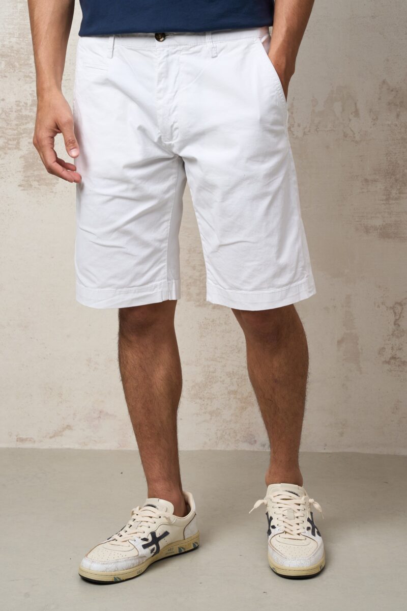 Parrion 1705 Women's Naomi White Bermuda Shorts - Stylish & Comfortable Summer Shorts - Image 3