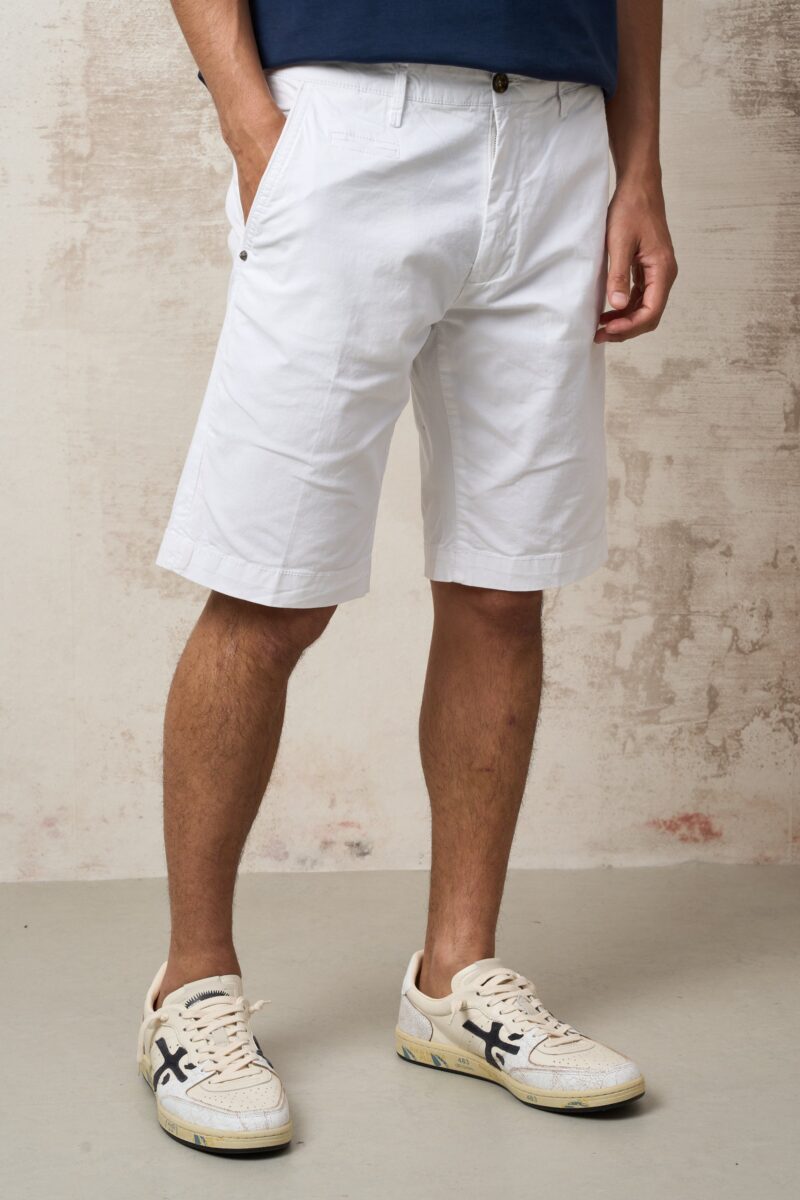Parrion 1705 Women's Naomi White Bermuda Shorts - Stylish & Comfortable Summer Shorts - Image 4