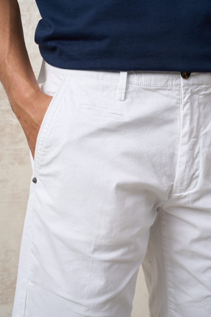 Parrion 1705 Women's Naomi White Bermuda Shorts - Stylish & Comfortable Summer Shorts - Image 7