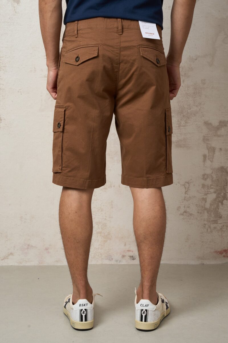Parrion 1700 Men's Brown Cargo Bermuda Shorts - Stylish & Functional Utility Shorts - Image 8