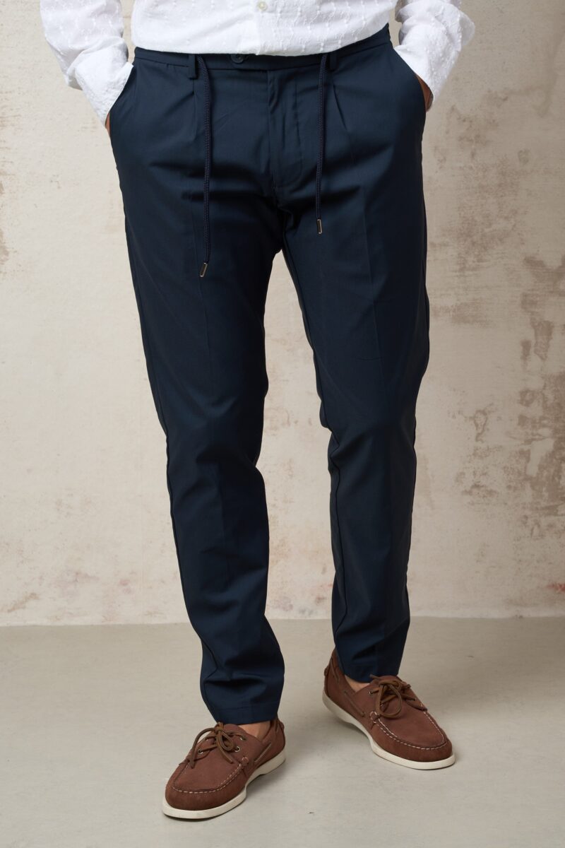 Parrion 1391 Men's Blue Trousers - Stylish & Comfortable Casual Pants - Image 2