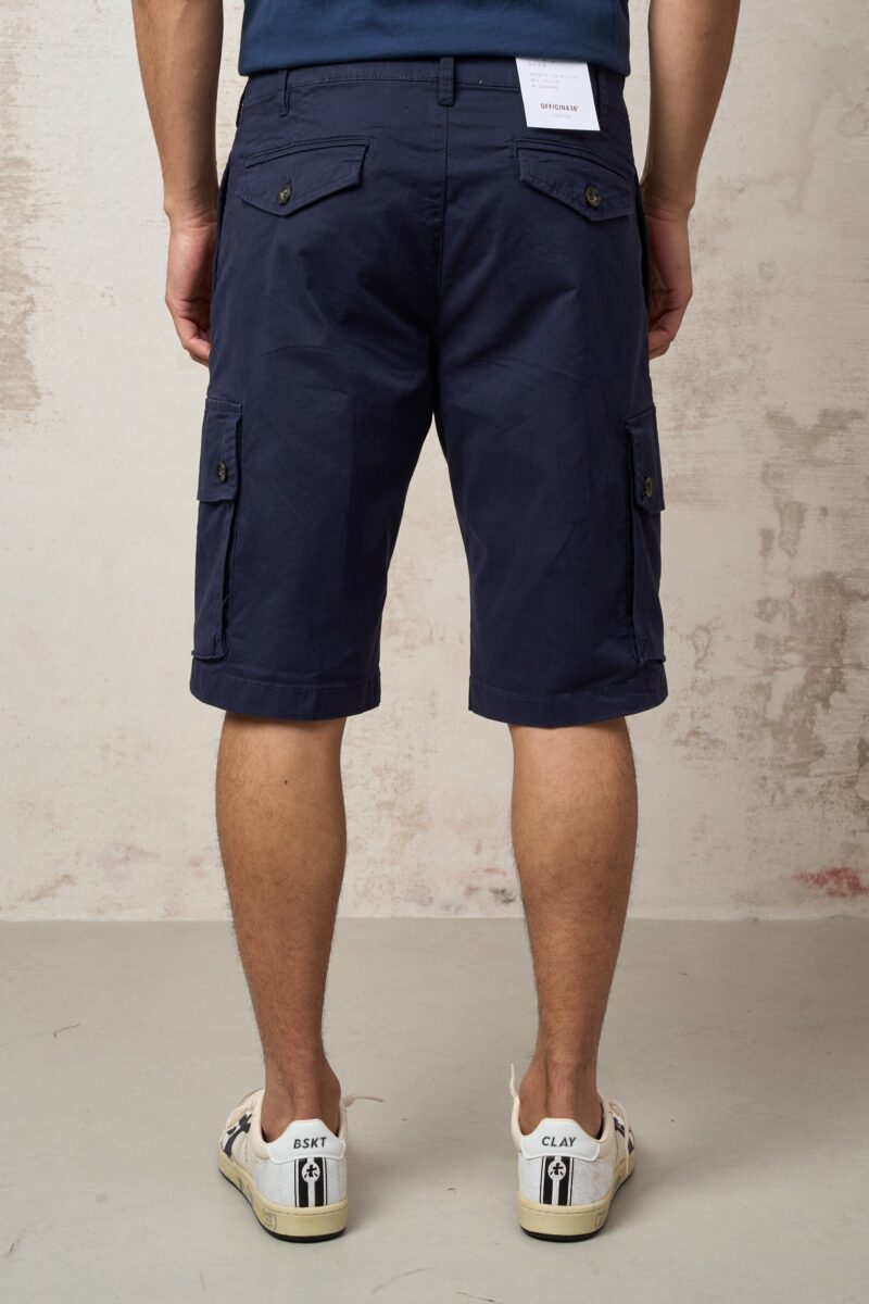 Parrion 1699 Men's Blue Cargo Bermuda Shorts - Stylish & Practical Utility Shorts - Image 6