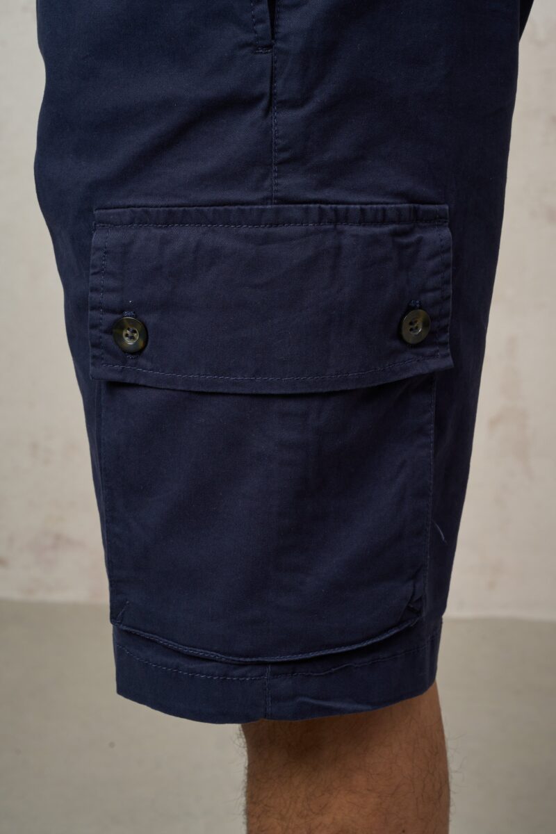 Parrion 1699 Men's Blue Cargo Bermuda Shorts - Stylish & Practical Utility Shorts - Image 8