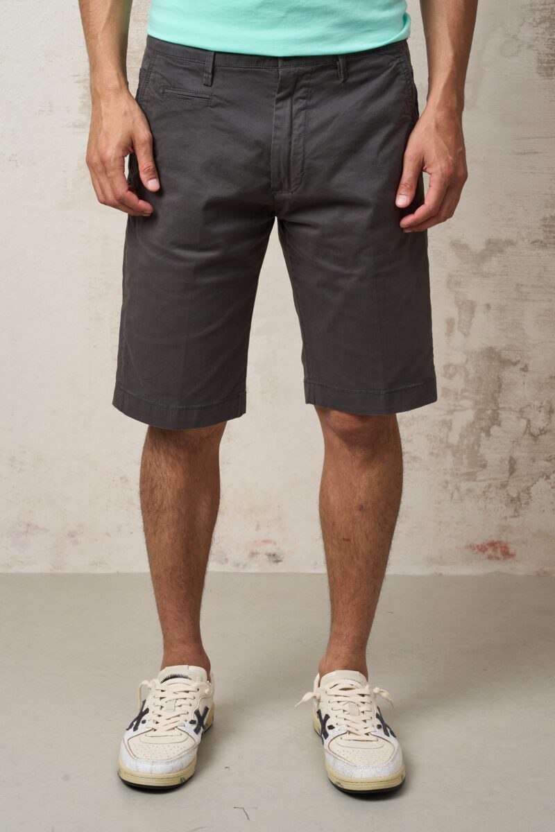 Parrion 1703 Women's Naomi Charcoal Bermuda Shorts - Stylish & Comfortable Summer Shorts - Image 2