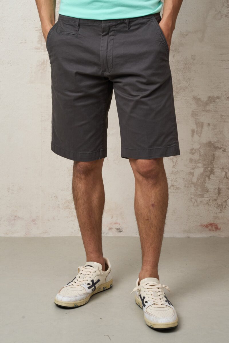 Parrion 1703 Women's Naomi Charcoal Bermuda Shorts - Stylish & Comfortable Summer Shorts - Image 3