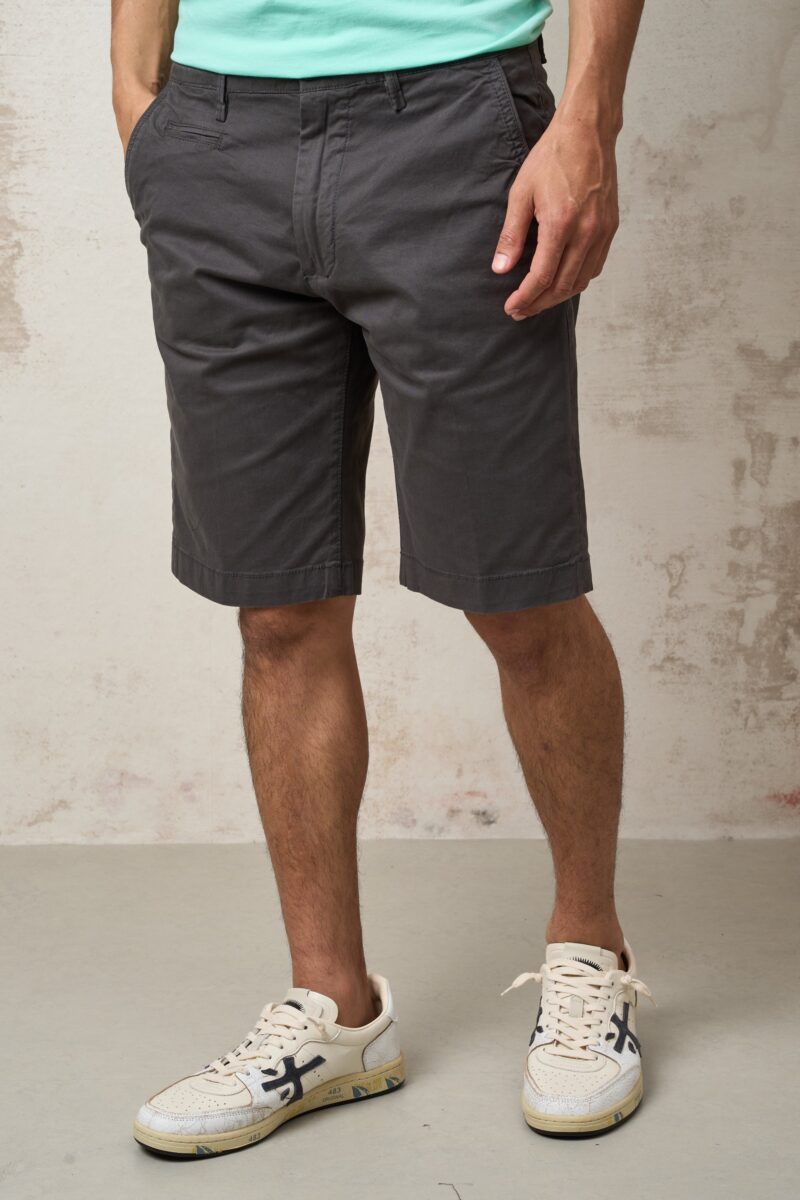 Parrion 1703 Women's Naomi Charcoal Bermuda Shorts - Stylish & Comfortable Summer Shorts