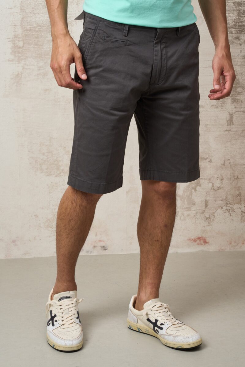 Parrion 1703 Women's Naomi Charcoal Bermuda Shorts - Stylish & Comfortable Summer Shorts - Image 4