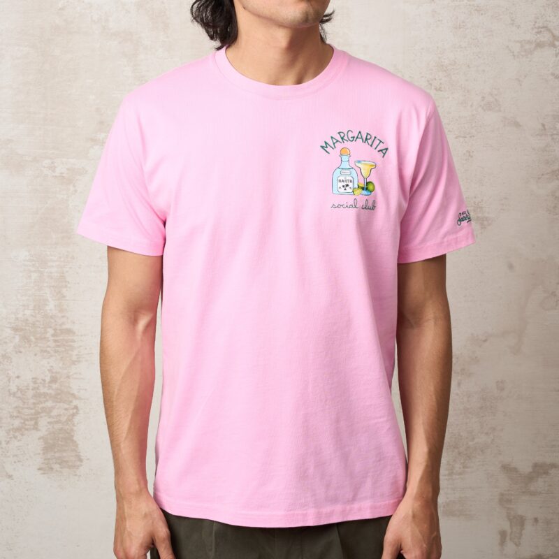 Parrion Margarita Social Club T-Shirt - Stylish Pink Graphic Tee for Men & Women - Image 9