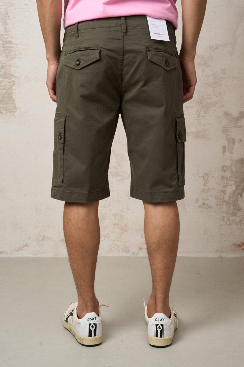 Parrion 1701 Men's Green Cargo Bermuda Shorts - Stylish & Functional Utility Shorts - Image 4
