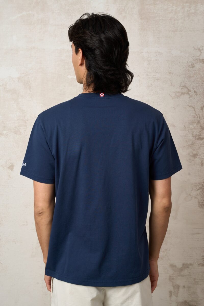 Parrion Sto Ma CREMA T-Shirt - Stylish Portofino Blue Graphic Tee for Men & Women - Image 5