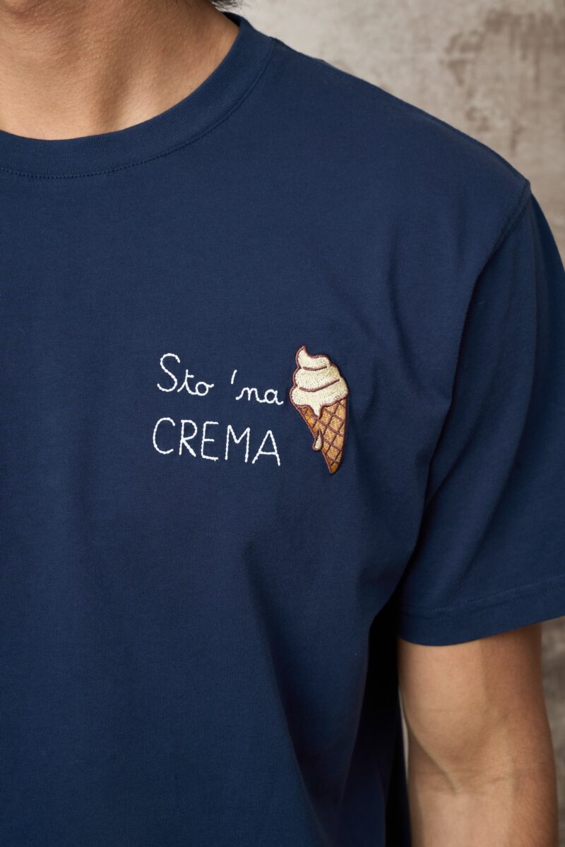 Parrion Sto Ma CREMA T-Shirt - Stylish Portofino Blue Graphic Tee for Men & Women - Image 7