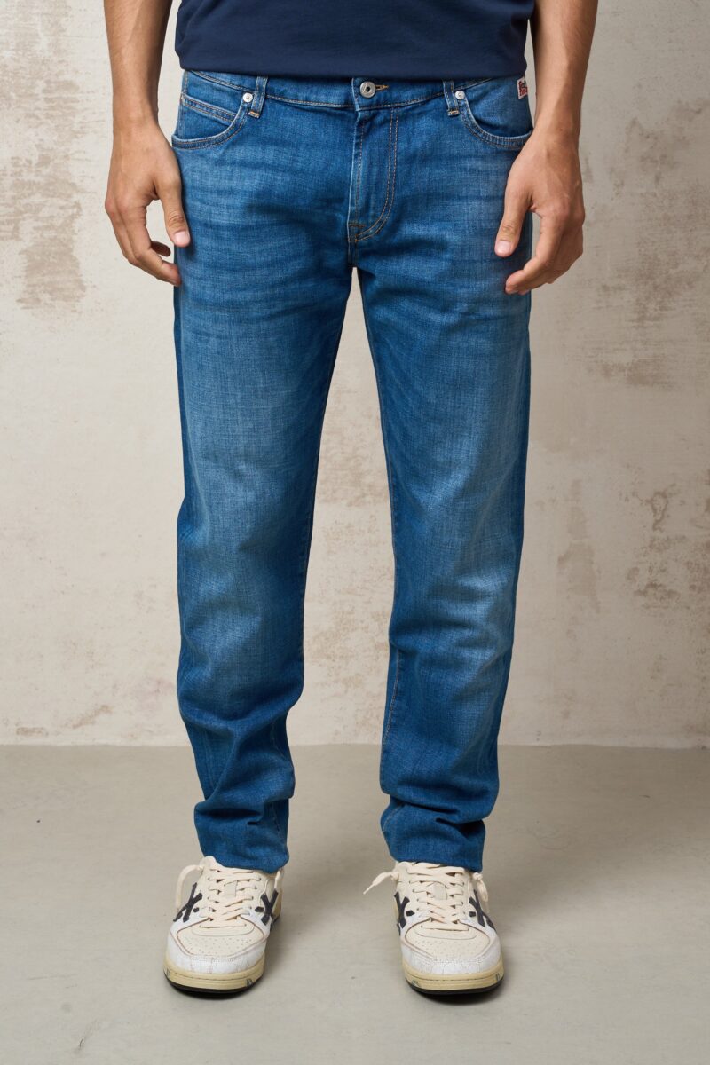 Parrion 1332 Men's Naked Denim Jeans - Premium & Comfortable Slim-Fit Jeans - Image 2