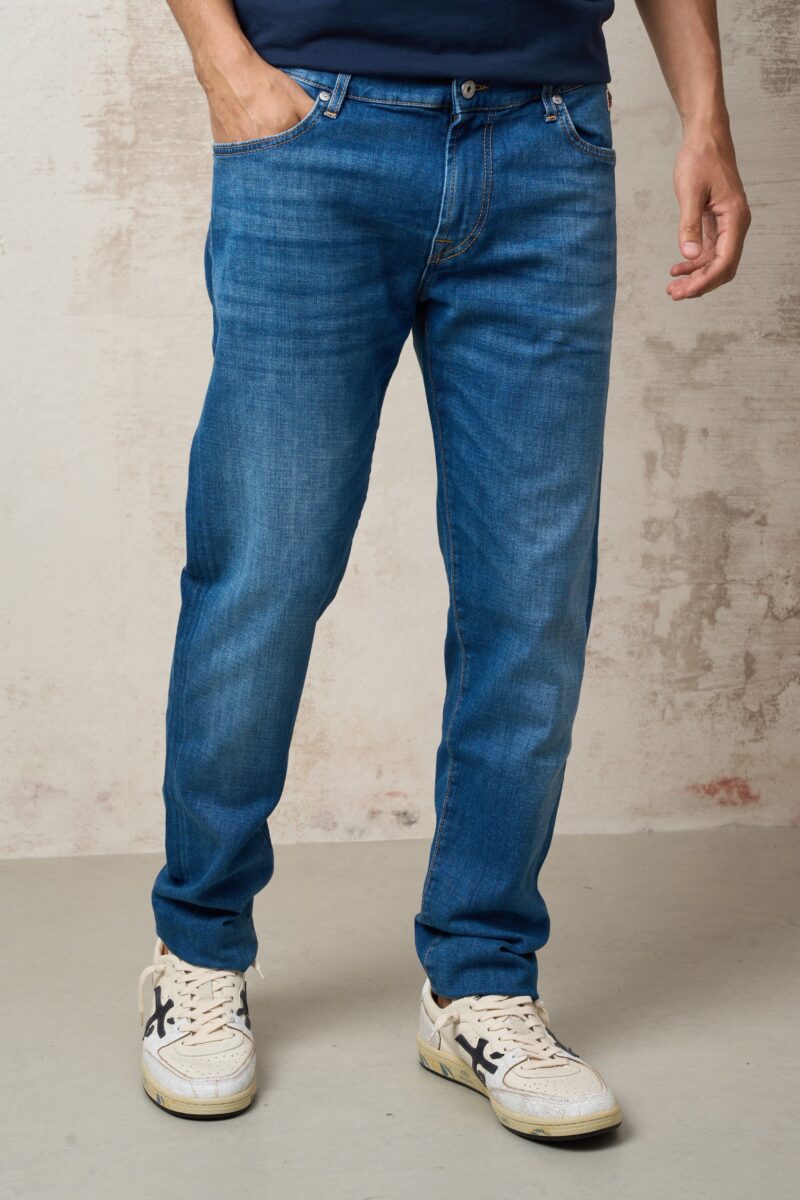 Parrion 1332 Men's Naked Denim Jeans - Premium & Comfortable Slim-Fit Jeans - Image 3