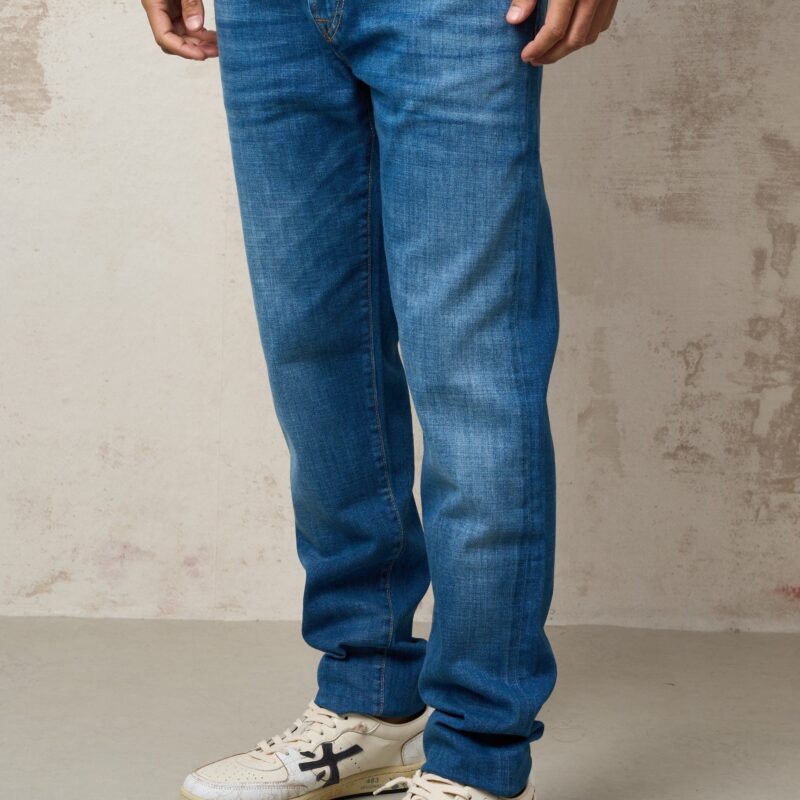 Parrion 1332 Men's Naked Denim Jeans - Premium & Comfortable Slim-Fit Jeans